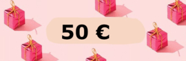 Giftcard 50,00 €