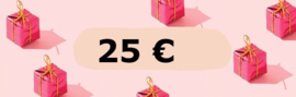 Giftcard 25,00 €