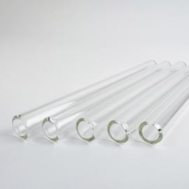 Flamt SlurpT – Extra dikke glazen rietjes 15 stuks (⌀ 15mm)