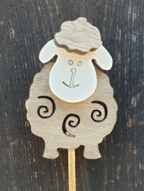 Schaap op stok