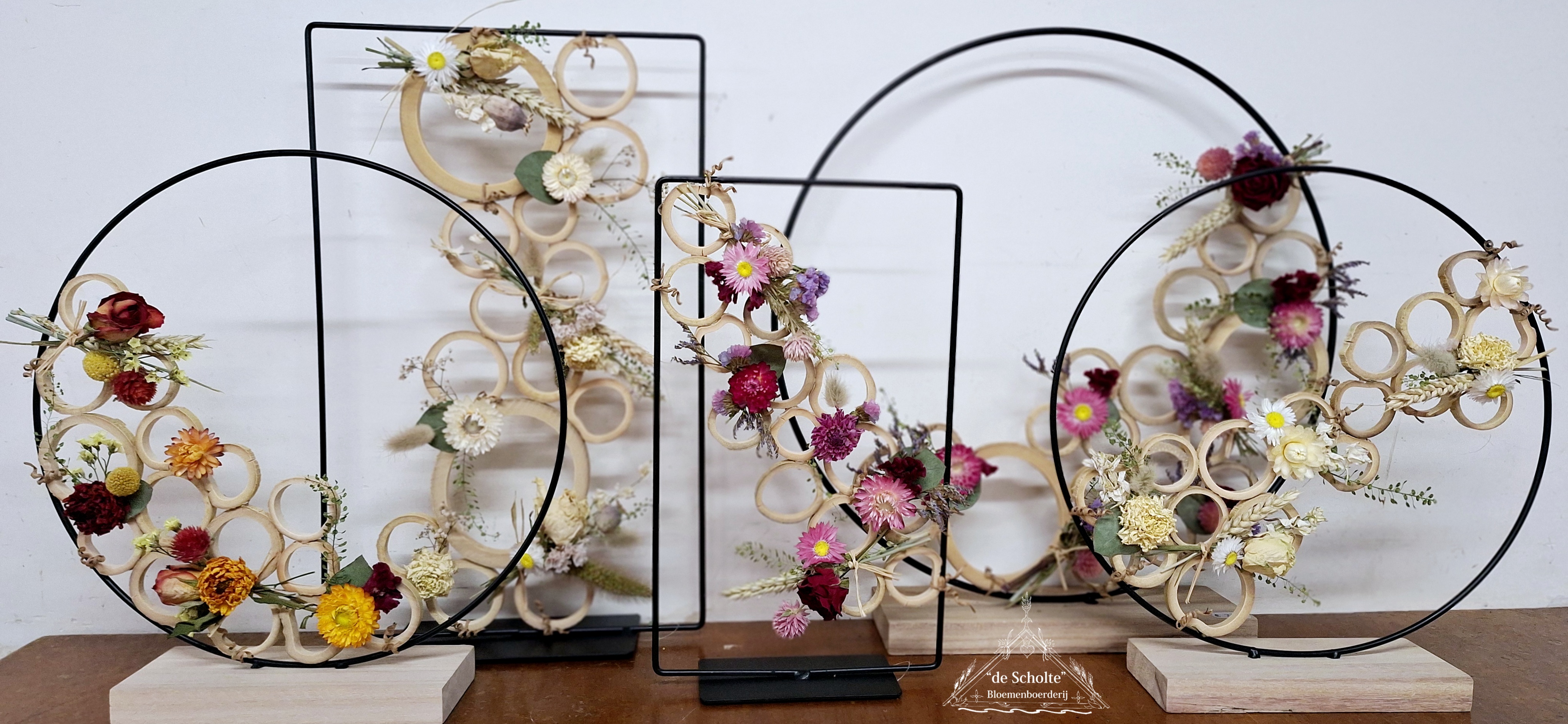 Frame met bamboecirkels KreaDoe