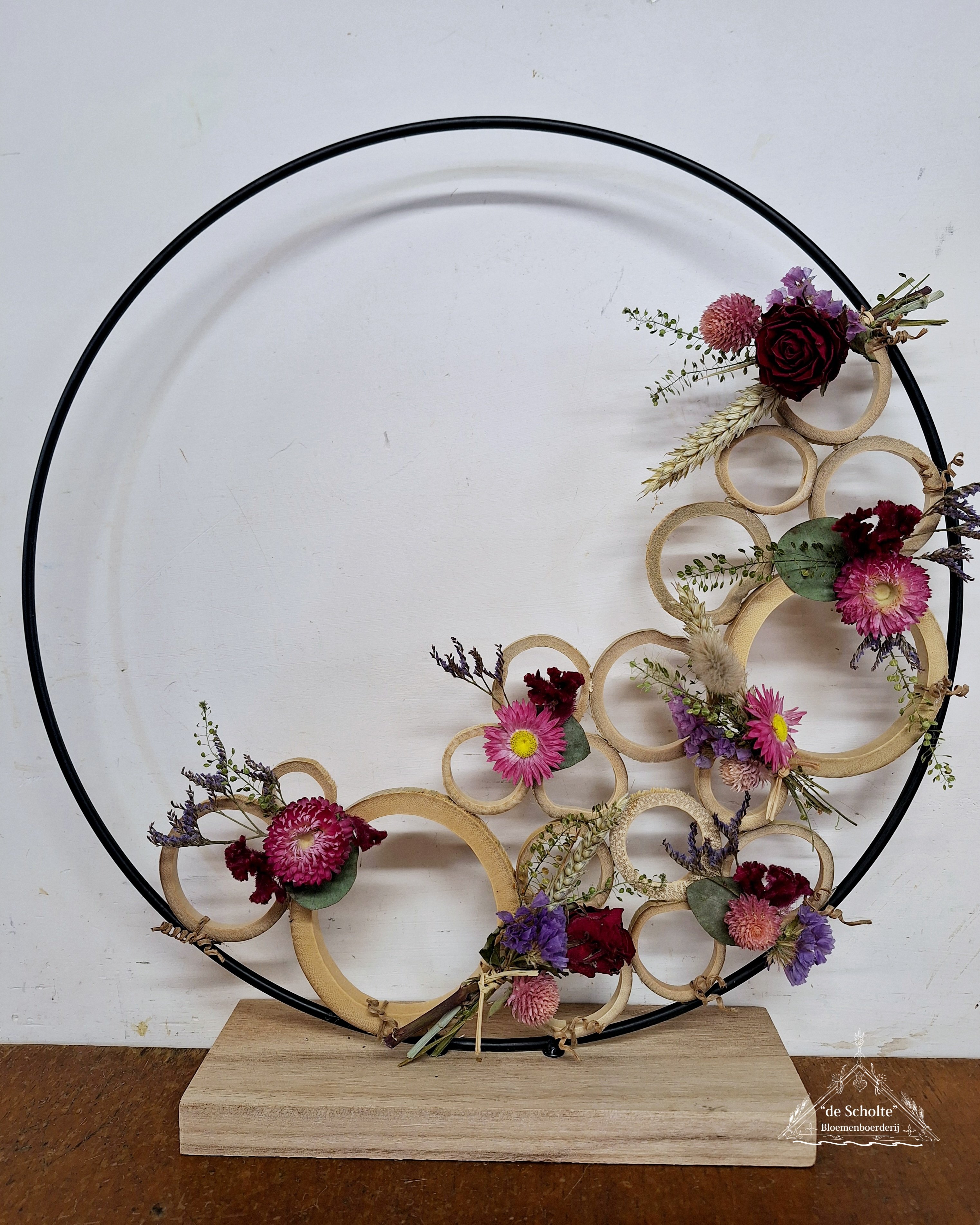Frame met bamboecirkels KreaDoe