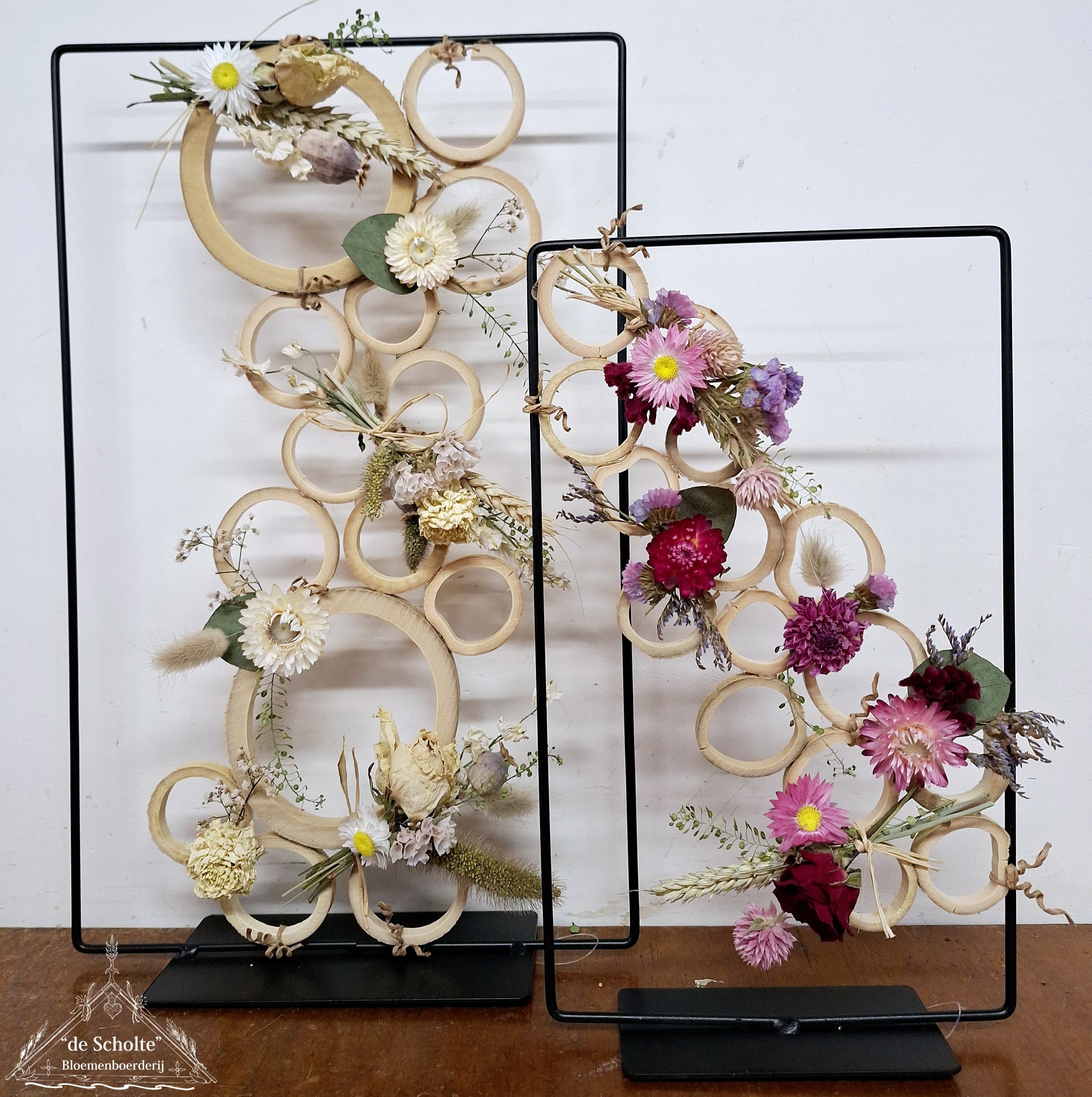Frame met bamboecirkels KreaDoe