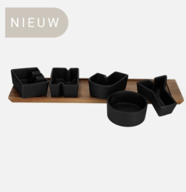 Jens Living SERVEERSET ENJOY ZWART