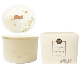 375g geurkaars in keramiek met verpakking - Azure Allure