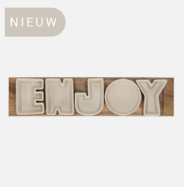 Jens living SERVEERSET ENJOY STEENGRIJS