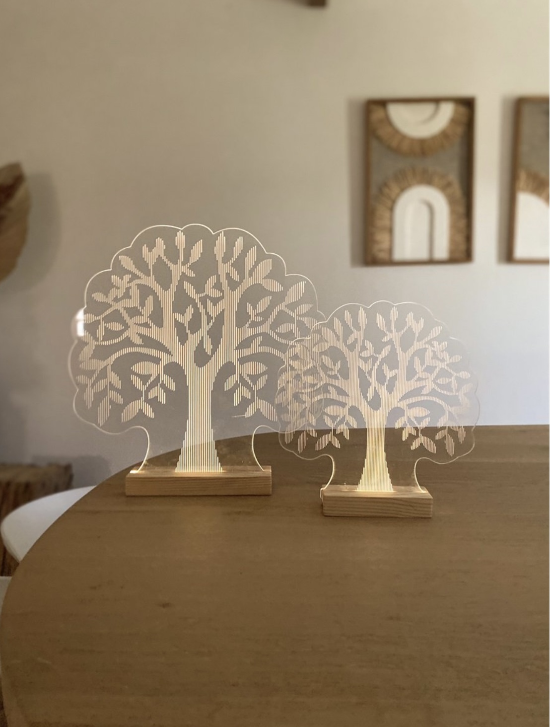 Levensboom lamp plexi