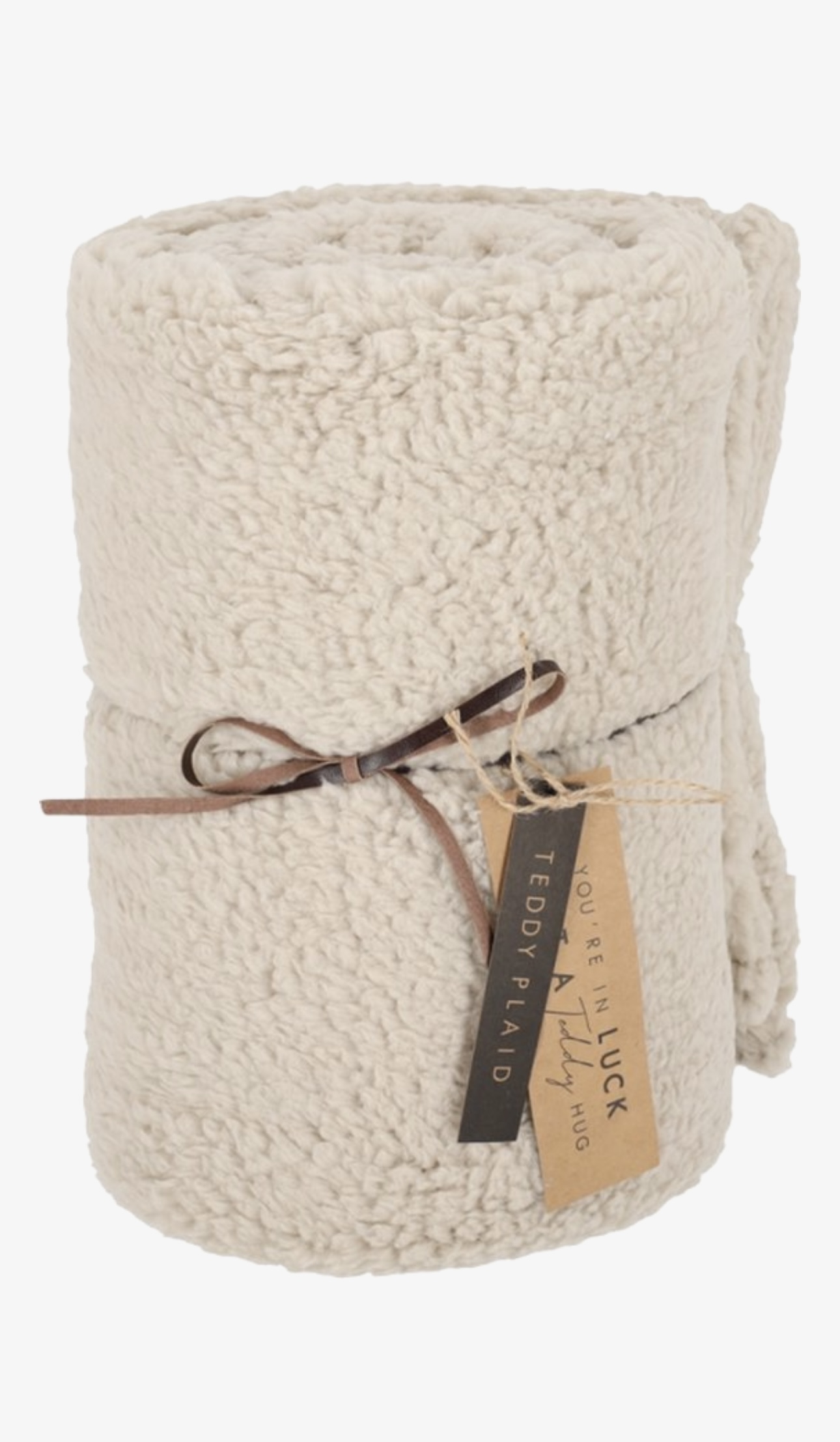Dekentje beige Jens living