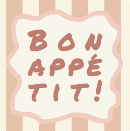 Tegel 'Bon Appetit'