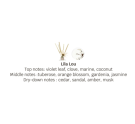 Cadeaubox (150ml geurstokjes met zijden bloem &250g geurkaar