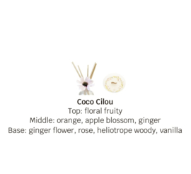 Cadeaubox (150ml geurstokjes met zijden bloem &250g geurkaar