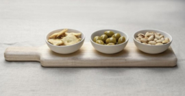 SERVING SET SAAR GRIJS EN ZANDKLEUR