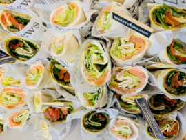 Belegde wraps