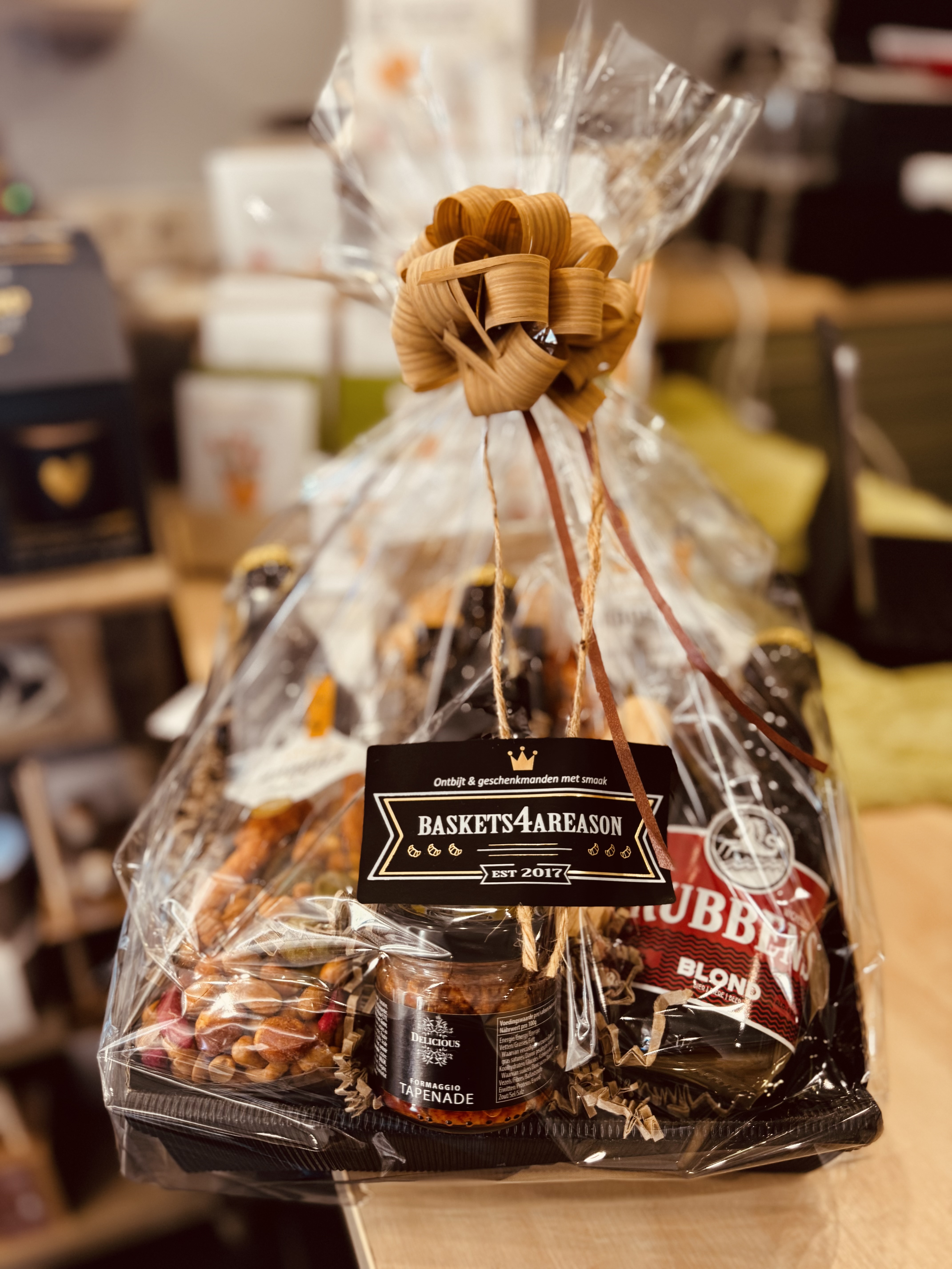 Vaderdag: geschenkmand