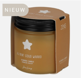 Jens Living geurkaars jij bent goud waard