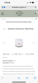 SOJAKAARS - IK DENK AAN JE - FRESH COTTON