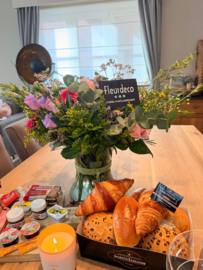 Boeket verse bloemen Moederdag