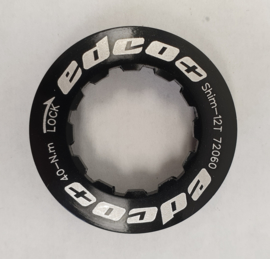 Edco Shimano Locknut, zwart 12T