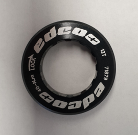 Edco Multisys locknut, zwart 12T