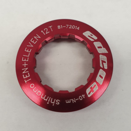 Edco  “TEN+ELEVEN” Locknut, rood 12T