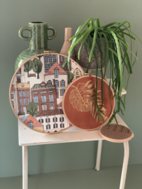 Muurhangerset huisjes