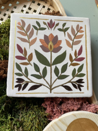 Workshop Botanische tegel/hout zaterdag 31 oktober bij Pand144 Kampen