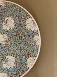 Pimpernel print blauw 25 cm