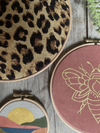 Muurhangerset panter pink