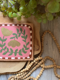 Tegel grafische bloemprint