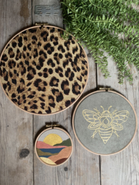 Muurhangerset panter green