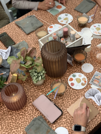Workshop Creaweekend Botanische tegel vrijdag 10 oktober 15.00