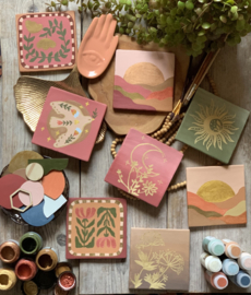 Workshop Creaweekend Botanische tegel vrijdag 10 oktober 13.00