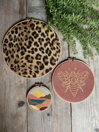 Muurhangerset panter pink