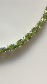 peridot tennis armband (4mm breed)