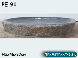 Grote vogelbad riviersteen PE91