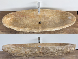Trog waskom van marmer kleurig OK158 (116x39cm)
