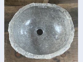 Natuursteen wastafel grijs VE163 (37x32cm)