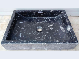 Ammoniet fossiel waskom vierkant MA8 (60x42cm)