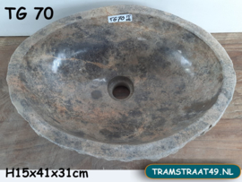 Marmeren waskom TG70 (41x31cm)