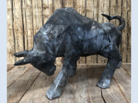 Stier beeld van aluminium N20