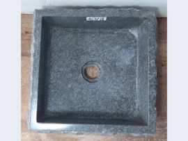 Klein waskom vierkante natuursteen AG37 (31x31cm)