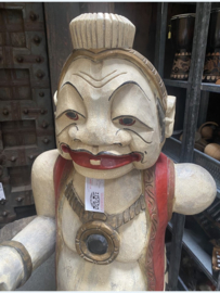 Antique wood statue Indonesia T03