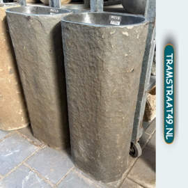 Staande wastafel riviersteen set M21