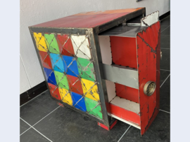 Oliedrum salontafel / nachtkastje Oi43