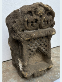 Vintage zandstenen tempel N146-40