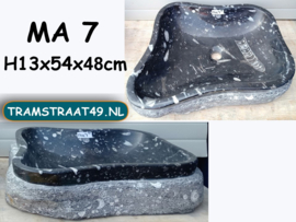 Ammoniet fossiel waskom MA7 (54x48cm)