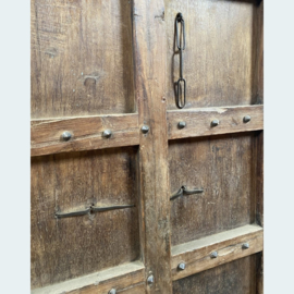 Antique door teak wood TN1-146 (H182x103cm)