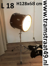 Floor drum vloerlamp - muziekinstrument lamp
