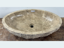 Marmeren waskom badkamer IC12 (61x40cm)