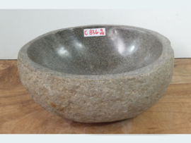 Natuursteen waskom toilet C836 (29x25cm)